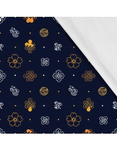 Softshell Stoff Polyester Zum Nähen- Motiv Dekorativ I SDX918