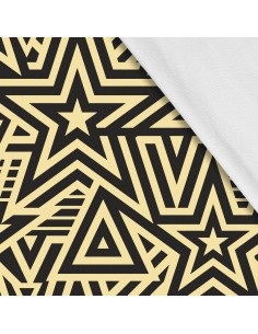 Softshell Stoff Polyester Zum Nähen- Motiv Geometrisch I SDX112