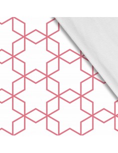 Softshell Stoff Polyester Zum Nähen- Motiv Geometrisch I SDX816-2