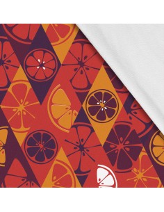 Softshell Stoff Polyester Zum Nähen- Motiv Geometrisch I SDX906