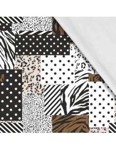 Softshell Stoff Polyester Zum Nähen- Motiv Geometrisch I SDX973