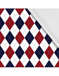 Softshell Stoff Polyester Zum Nähen- Motiv Geometrisch I SDX1135-1