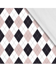 Softshell Stoff Polyester Zum Nähen- Motiv Geometrisch I SDX1141