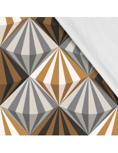 Softshell Stoff Polyester Zum Nähen- Motiv Geometrisch I SDX1166
