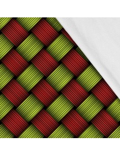 Softshell Stoff Polyester Zum Nähen- Motiv Geometrisch I SDX1285
