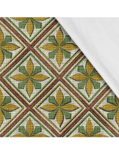 Softshell Stoff Polyester Zum Nähen- Motiv Geometrisch I SDX1291