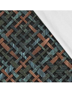 Softshell Stoff Polyester Zum Nähen- Motiv Geometrisch I SDX1325