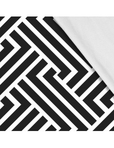 Softshell Stoff Polyester Zum Nähen- Motiv Geometrisch I SDX1377