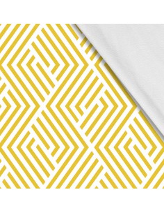 Softshell Stoff Polyester Zum Nähen- Motiv Geometrisch I SDX1408
