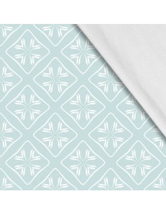 Softshell Stoff Polyester Zum Nähen- Motiv Geometrisch I SDX1410