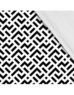 Softshell Stoff Polyester Zum Nähen- Motiv Geometrisch I SDX1411
