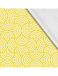 Softshell Stoff Polyester Zum Nähen- Motiv Geometrisch I SDX1415
