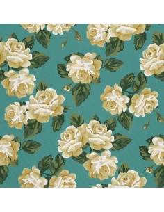 OUTDOOR DEKOSTOFFE OXFORD - Motiv Rosen 2 I DX420