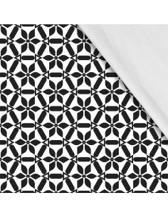 Softshell Stoff Polyester Zum Nähen- Motiv Geometrisch I SDX1681