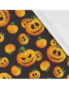 Softshell Stoff Polyester Zum Nähen- Motiv Haloween I SDX581