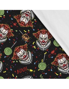 Softshell Stoff Polyester Zum Nähen- Motiv Haloween I SDX693