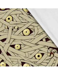 Softshell Stoff Polyester Zum Nähen- Motiv Haloween I SDX1159