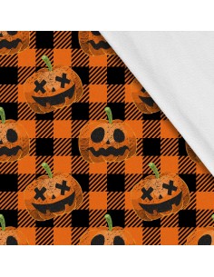 Softshell Stoff Polyester Zum Nähen- Motiv Haloween I SDX1179