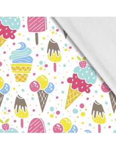 Softshell Stoff Polyester Zum Nähen- Motiv Food I SDX235