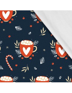 Softshell Stoff Polyester Zum Nähen- Motiv Food I SDX294