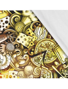 Softshell Stoff Polyester Zum Nähen- Motiv Food I SDX597