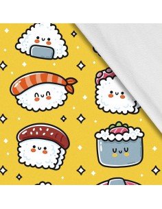 Softshell Stoff Polyester Zum Nähen- Motiv Food I SDX691