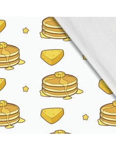 Softshell Stoff Polyester Zum Nähen- Motiv Food I SDX956