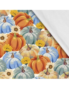 Softshell Stoff Polyester Zum Nähen- Motiv Herbst I SDX692
