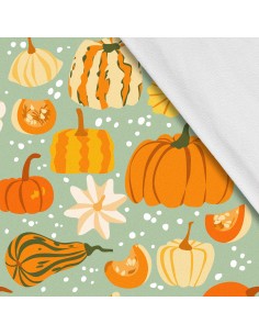 Softshell Stoff Polyester Zum Nähen- Motiv Herbst I SDX1215