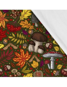 Softshell Stoff Polyester Zum Nähen- Motiv Herbst I SDX1229