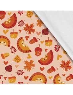 Softshell Stoff Polyester Zum Nähen- Motiv Herbst I SDX1250