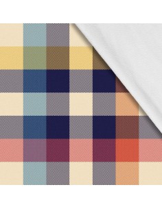 Softshell Stoff Polyester Zum Nähen- Motiv Kariert I SDX050