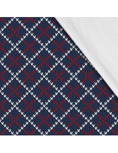 Softshell Stoff Polyester Zum Nähen- Motiv Kariert I SDX083