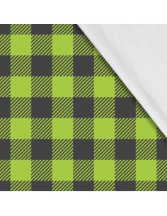 Softshell Stoff Polyester Zum Nähen- Motiv Kariert I SDX949-2