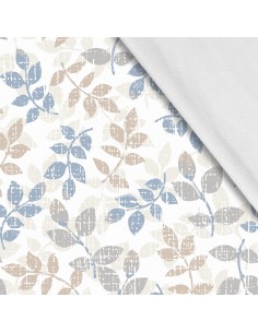 Softshell Stoff Polyester Zum Nähen- Motiv Blätter I SDX730