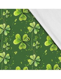 Softshell Stoff Polyester Zum Nähen- Motiv Blätter I SDX1478