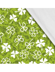 Softshell Stoff Polyester Zum Nähen- Motiv Blätter I SDX1496