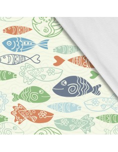 Softshell Stoff Polyester Zum Nähen- Motiv Marine I SDX1501