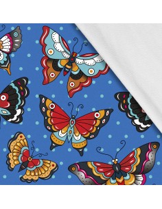 Softshell Stoff Polyester Zum Nähen- Motiv Schmetterlinge I SDX805