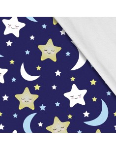 Softshell Stoff Polyester Zum Nähen- Motiv Himmel I SDX601