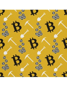 OUTDOOR DEKOSTOFFE OXFORD - Motiv Bitcoin I DX522