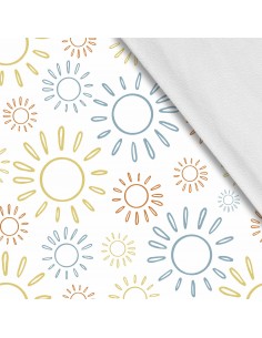 Softshell Stoff Polyester Zum Nähen- Motiv Himmel I SDX1152