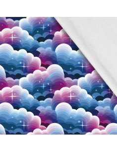 Softshell Stoff Polyester Zum Nähen- Motiv Himmel I SDX1572