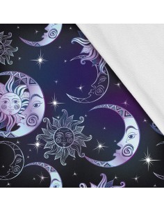 Softshell Stoff Polyester Zum Nähen- Motiv Himmel I SDX1573