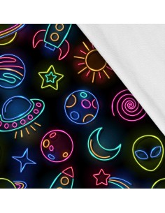 Softshell Stoff Polyester Zum Nähen- Motiv Himmel I SDX1586