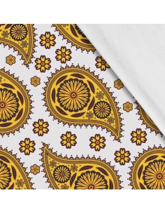 Softshell Stoff Polyester Zum Nähen- Motiv orientalisch I SDX423-1