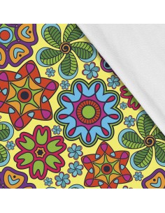 Softshell Stoff Polyester Zum Nähen- Motiv orientalisch I SDX423-3