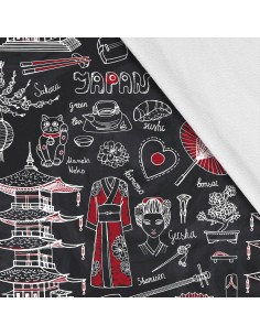 Softshell Stoff Polyester Zum Nähen- Motiv orientalisch I SDX826