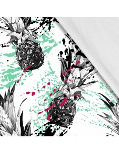 Softshell Stoff Polyester Zum Nähen- Motiv Frucht I SDX114