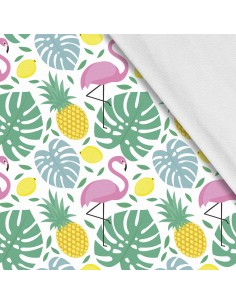 Softshell Stoff Polyester Zum Nähen- Motiv Frucht I SDX141